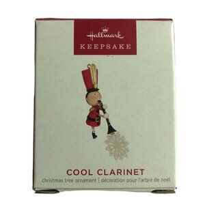 Hallmark Cool Clarinet Miniature Ornament Red Soldier Hat Christmas 2023 NEW
